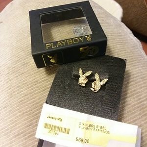 Collector Playboy Bunny pierced ear
